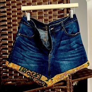 African inspired shorts